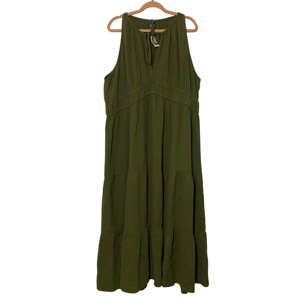 Old Navy Olive Green Dress - Women's Size XXL